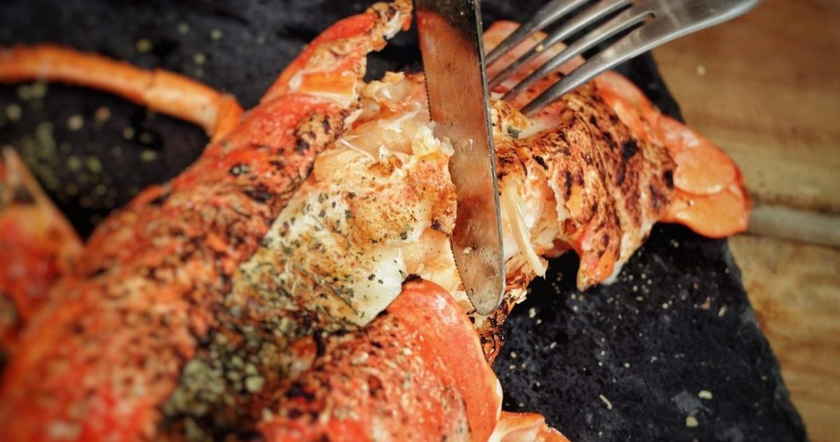 homard grillé au barbecue